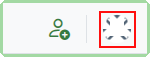 Top navigation bar with the user avatar highlighted